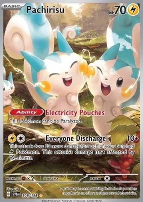 Pokemon Pachirisu  (SVI 208)