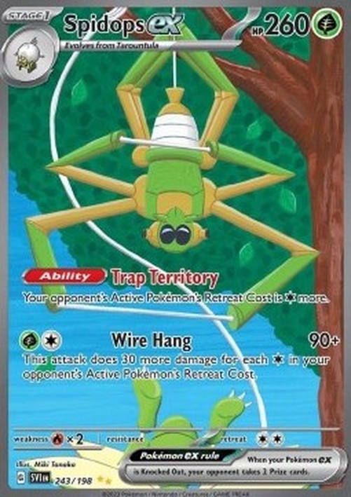 Pokemon Spidops ex  (SVI 243)