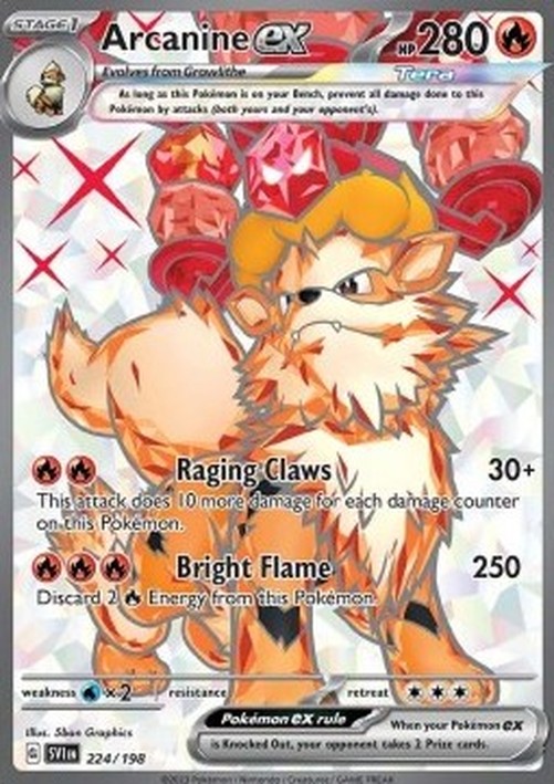 Pokemon Arcanine ex  (SVI 224)