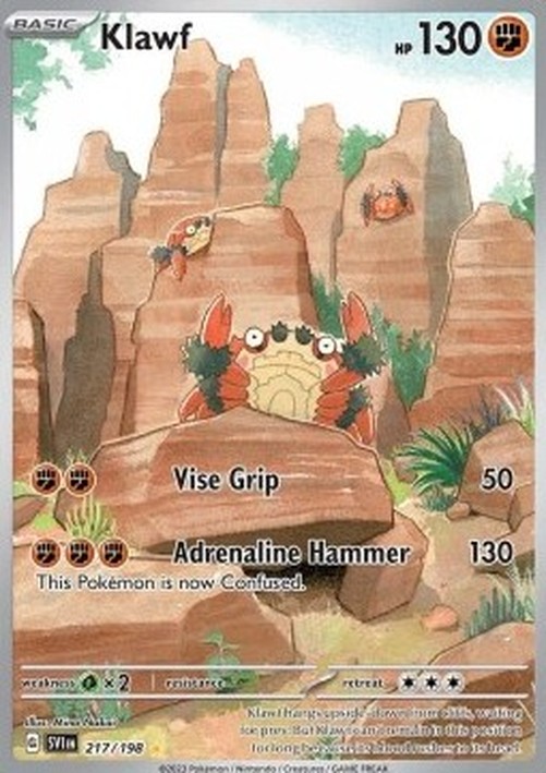 Pokemon Klawf  (SVI 217)