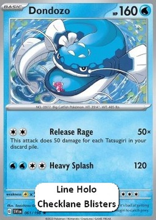 Pokemon Dondozo  (SVI 061)
