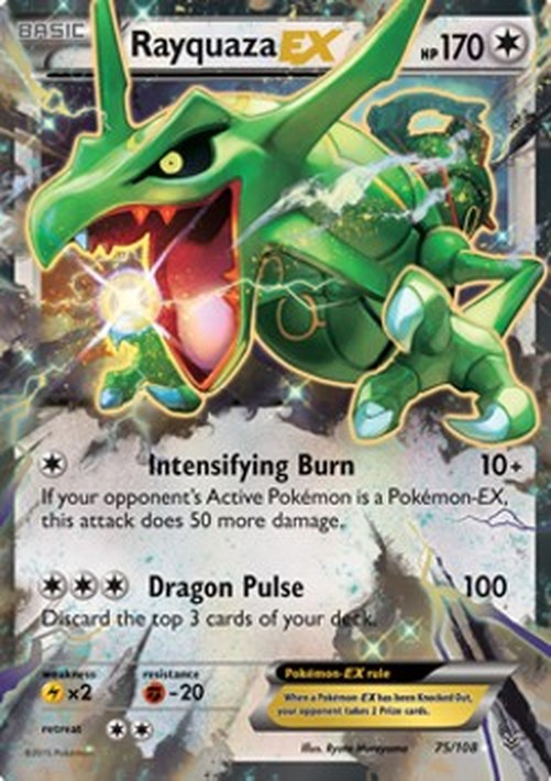 Pokemon Rayquaza EX  (ROS 75)