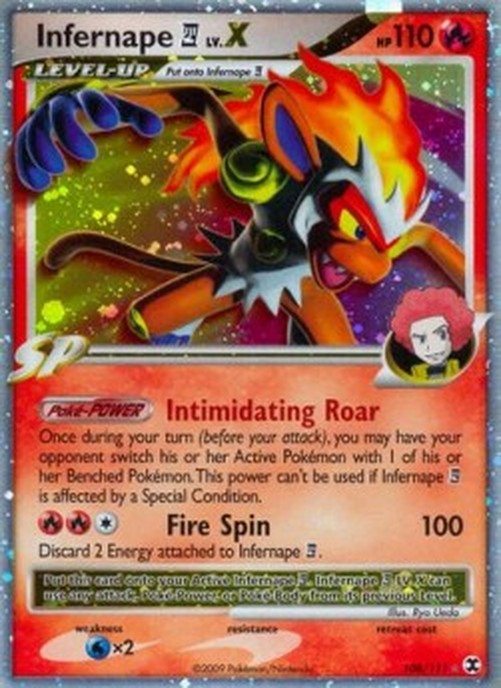 Pokemon Infernape [4] LV.X  (RR 108)