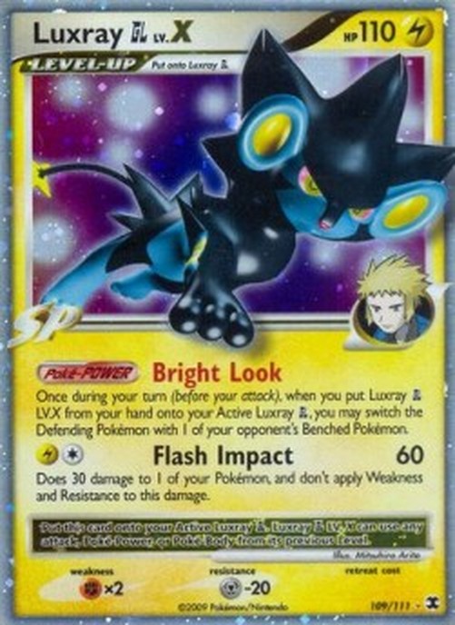 Pokemon Luxray [GL] LV.X  (RR 109)