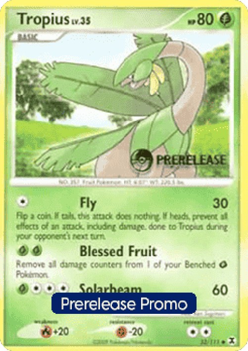 Pokemon Tropius Lv.35  (RR 52)