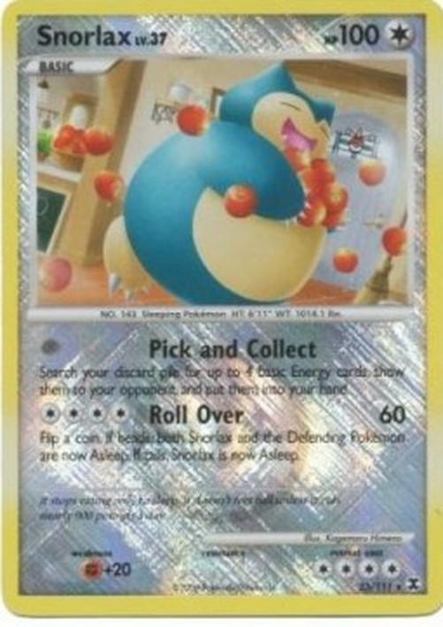 Pokemon Snorlax Lv.37 (RR 33)