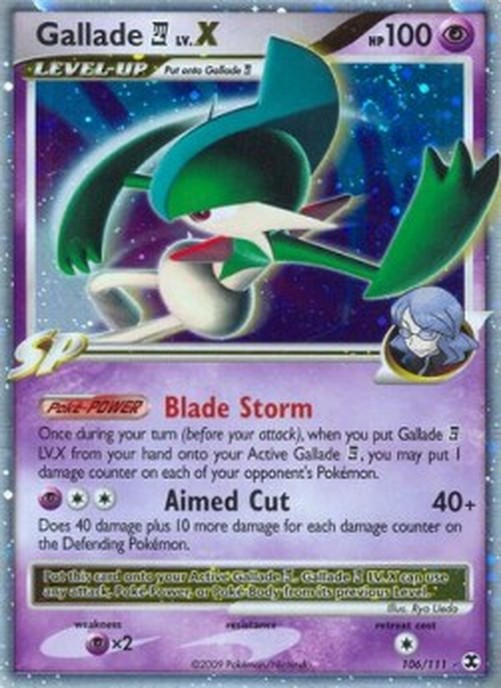 Pokemon Gallade [4] LV.X  (RR 106)
