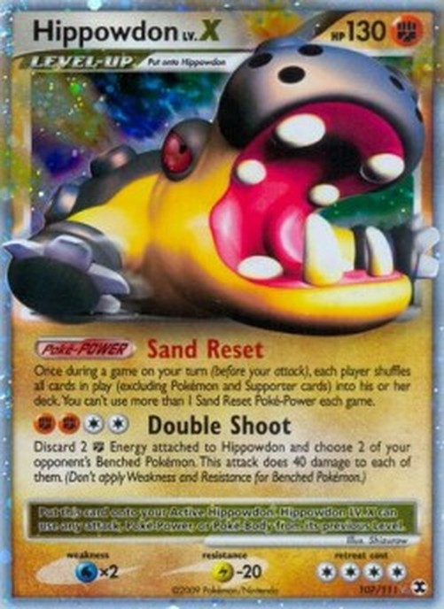 Pokemon Hippowdon LV.X  (RR 107)