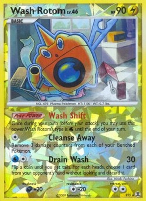 Pokemon Wash Rotom Lv.46  (RR RT5)