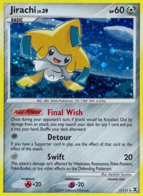 Pokemon Jirachi Lv.39  (RR 7)