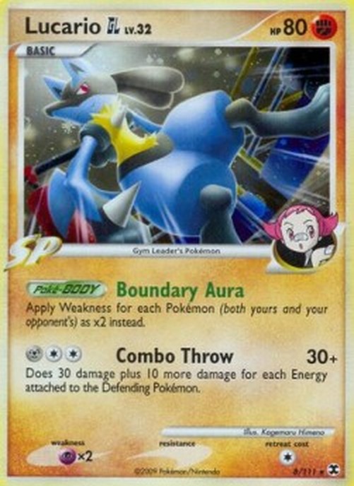 Pokemon Lucario [GL] Lv.32  (RR 8)