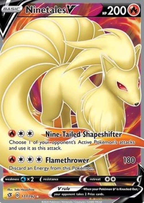 Pokemon Ninetales V  (RCL 177)
