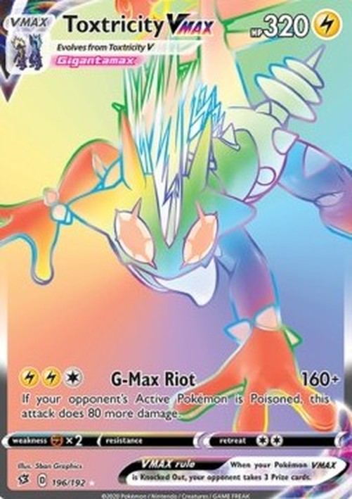 Pokemon Toxtricity VMAX (RCL 196)