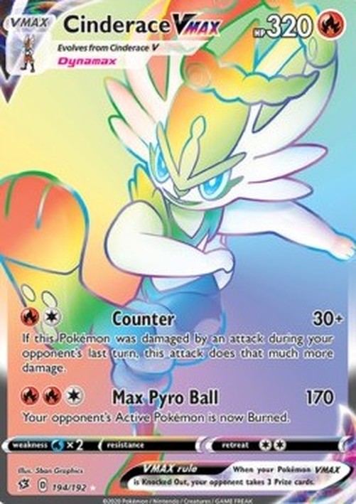 Pokemon Cinderace VMAX  (RCL 194)