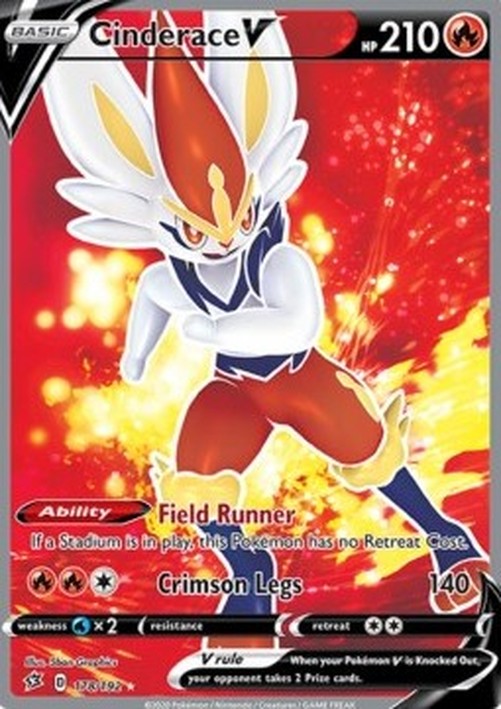 Pokemon Cinderace V  (RCL 178)