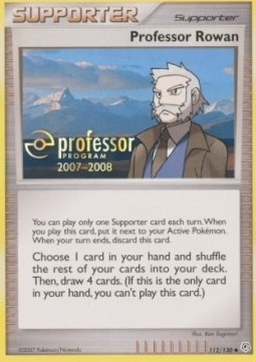 Pokemon Professor Rowan (PPP DP 112)