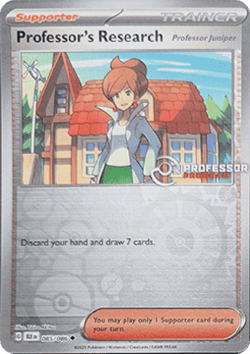 Pokemon Professor's Research - Professor Juniper (PPP BLK 085)