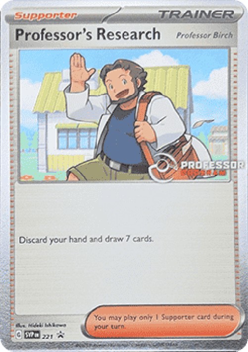 Pokemon Professor's Research - Professor Birch (PPP SVP 221)