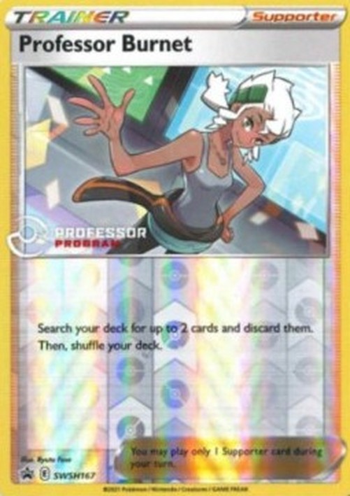 Pokemon Professor Burnet (PPP SWSH 167)