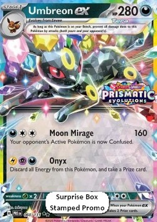 Pokemon Umbreon ex  (xPRE 060)
