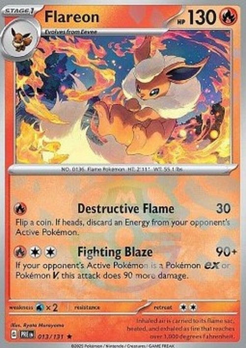 Pokemon Flareon (xPRE 013)