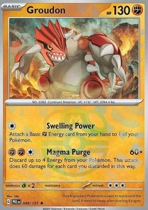 Pokemon Groudon  (xPRE 049)
