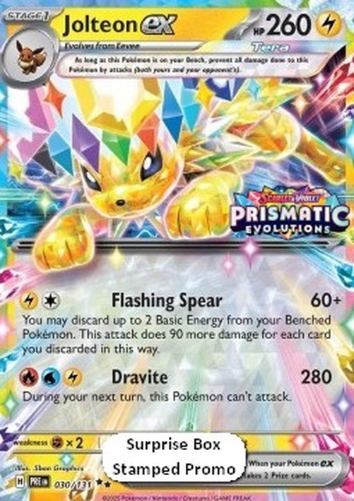 Pokemon Jolteon ex (xPRE 030)