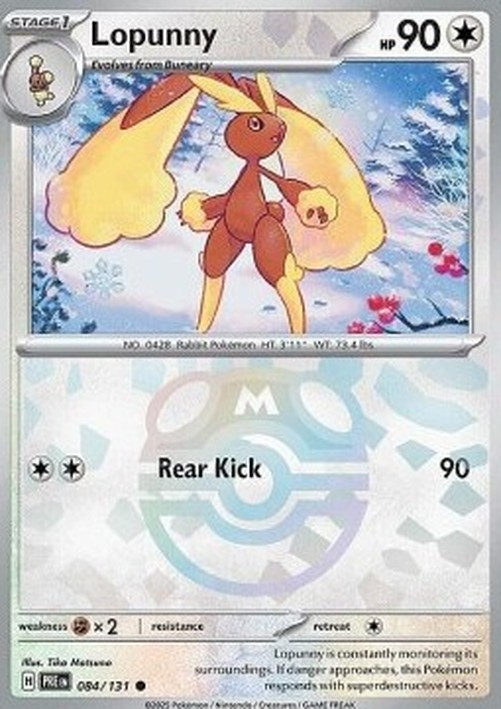 Pokemon Lopunny  (xPRE 084)