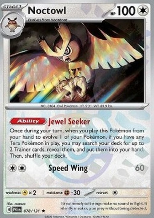 Pokemon Noctowl  (xPRE 078)