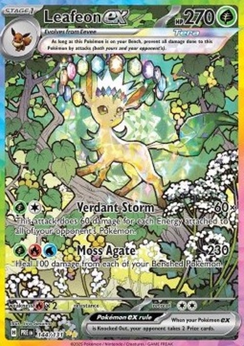 Pokemon Leafeon ex  (PRE 144)