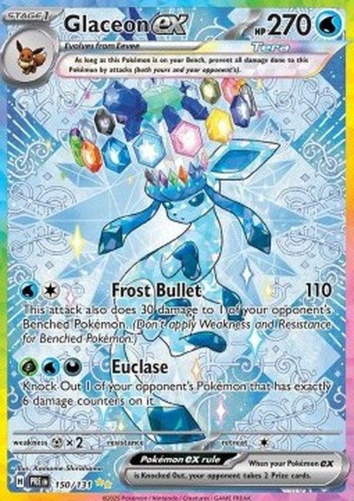 Pokemon Glaceon ex  (PRE 150)