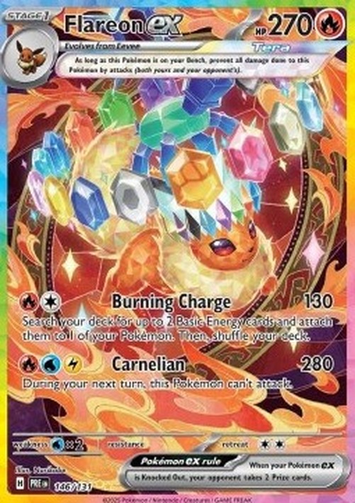 Pokemon Flareon ex  (PRE 146)