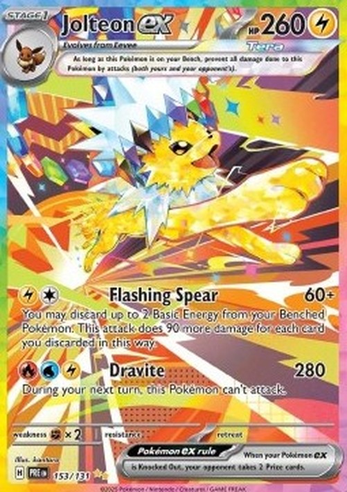 Pokemon Jolteon ex  (PRE 153)