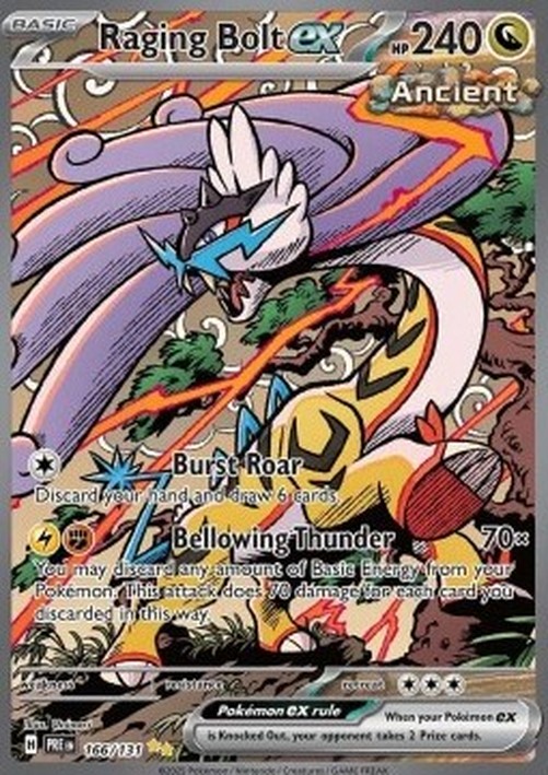 Pokemon Raging Bolt ex (PRE 166)
