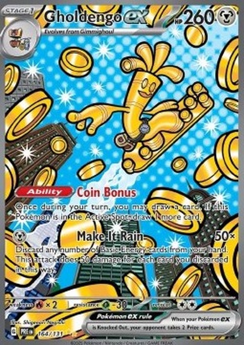 Pokemon Gholdengo ex (PRE 164)
