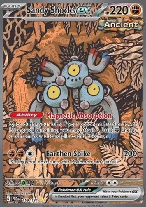 Pokemon Sandy Shocks ex  (PRE 159)
