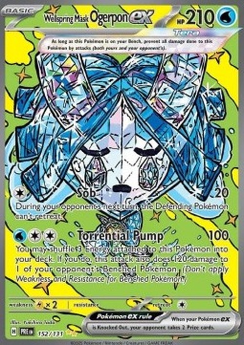 Pokemon Wellspring Mask Ogerpon ex (PRE 152)