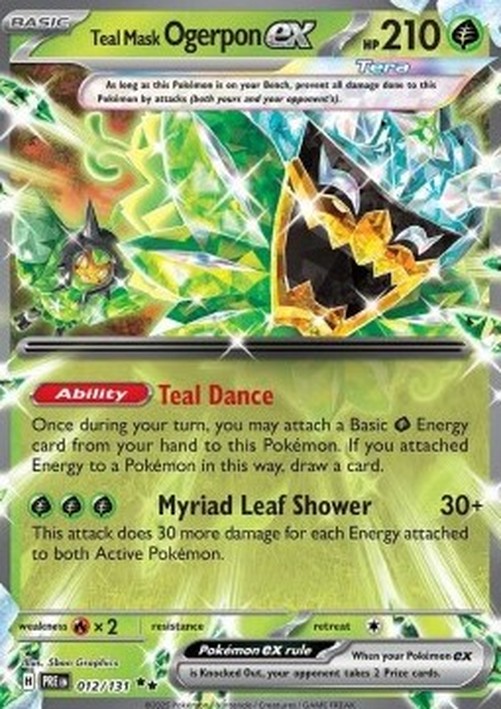 Pokemon Teal Mask Ogerpon ex  (PRE 012)