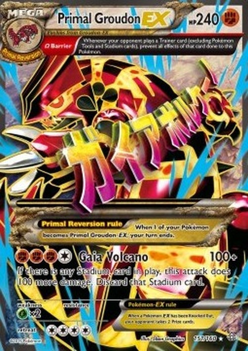 Pokemon Primal Groudon EX (PRC 151)
