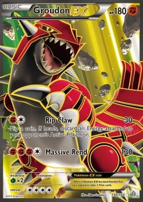 Pokemon Groudon EX  (PRC 150)