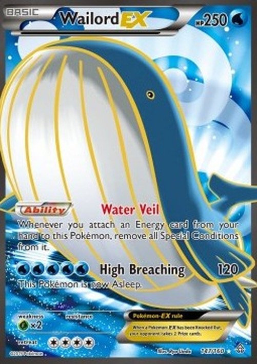 Pokemon Wailord EX  (PRC 147)
