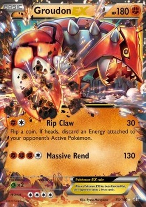 Pokemon Groudon EX  (PRC 85)