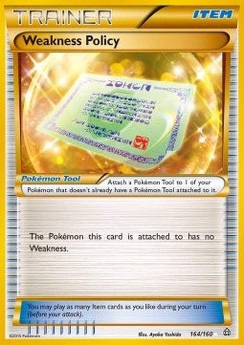 Pokemon Weakness Policy (PRC 164)
