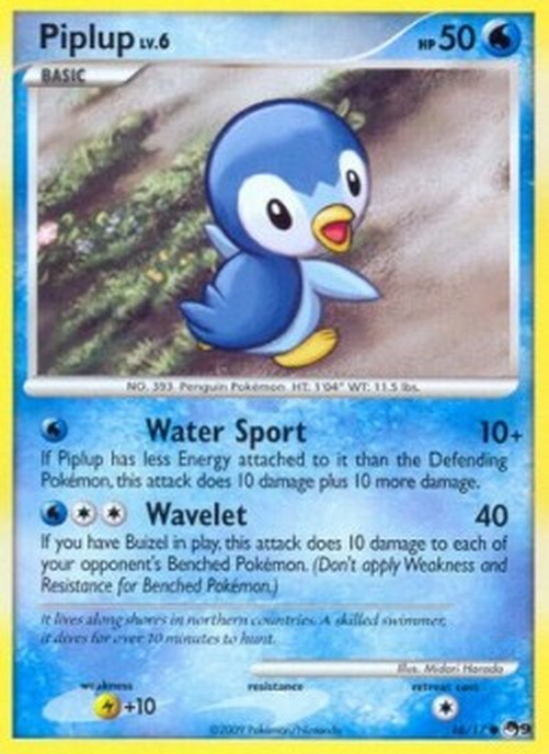 Pokemon Piplup Lv.6 (POP9 16)