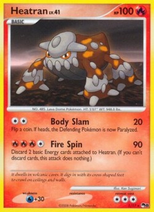 Pokemon Heatran Lv.41  (POP8 1)