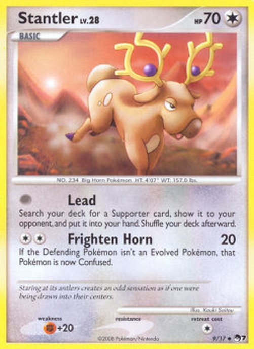 Pokemon Stantler Lv.28  (POP7 9)