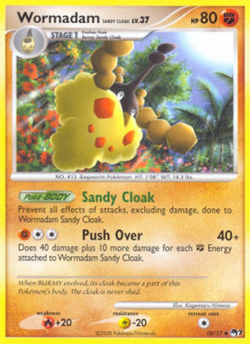 Pokemon Wormadam Sandy Cloak Lv.37 (POP7 10)