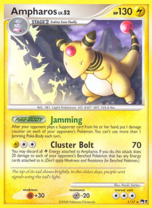 Pokemon Ampharos Lv.52  (POP7 1)