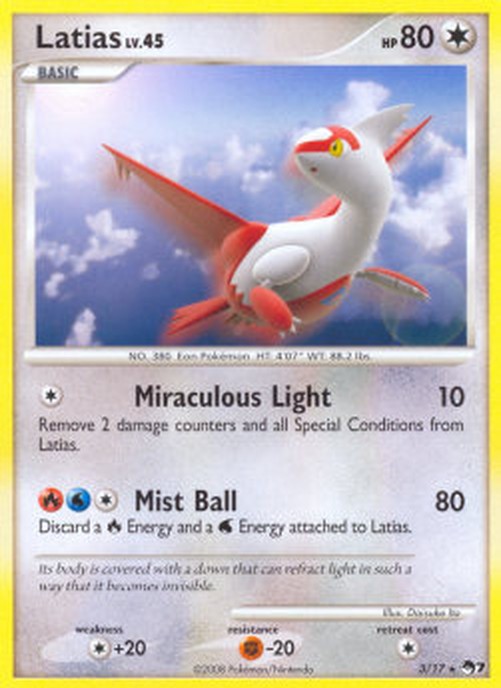 Pokemon Latias Lv.45 (POP7 3)