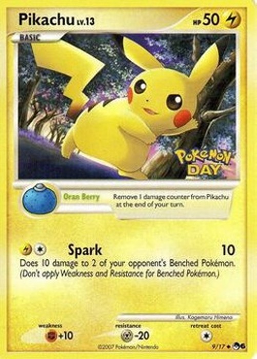 Pokemon Pikachu Lv.13 (POP6 9)